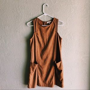 Suede dress